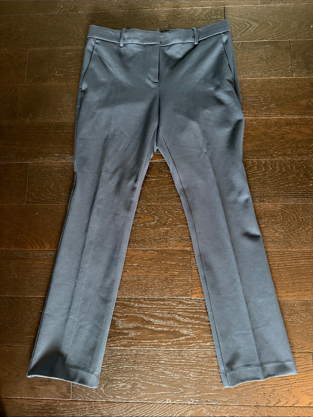 Ann Taylor Teal Blue Straight Leg Stretch Dress Pants sz 10